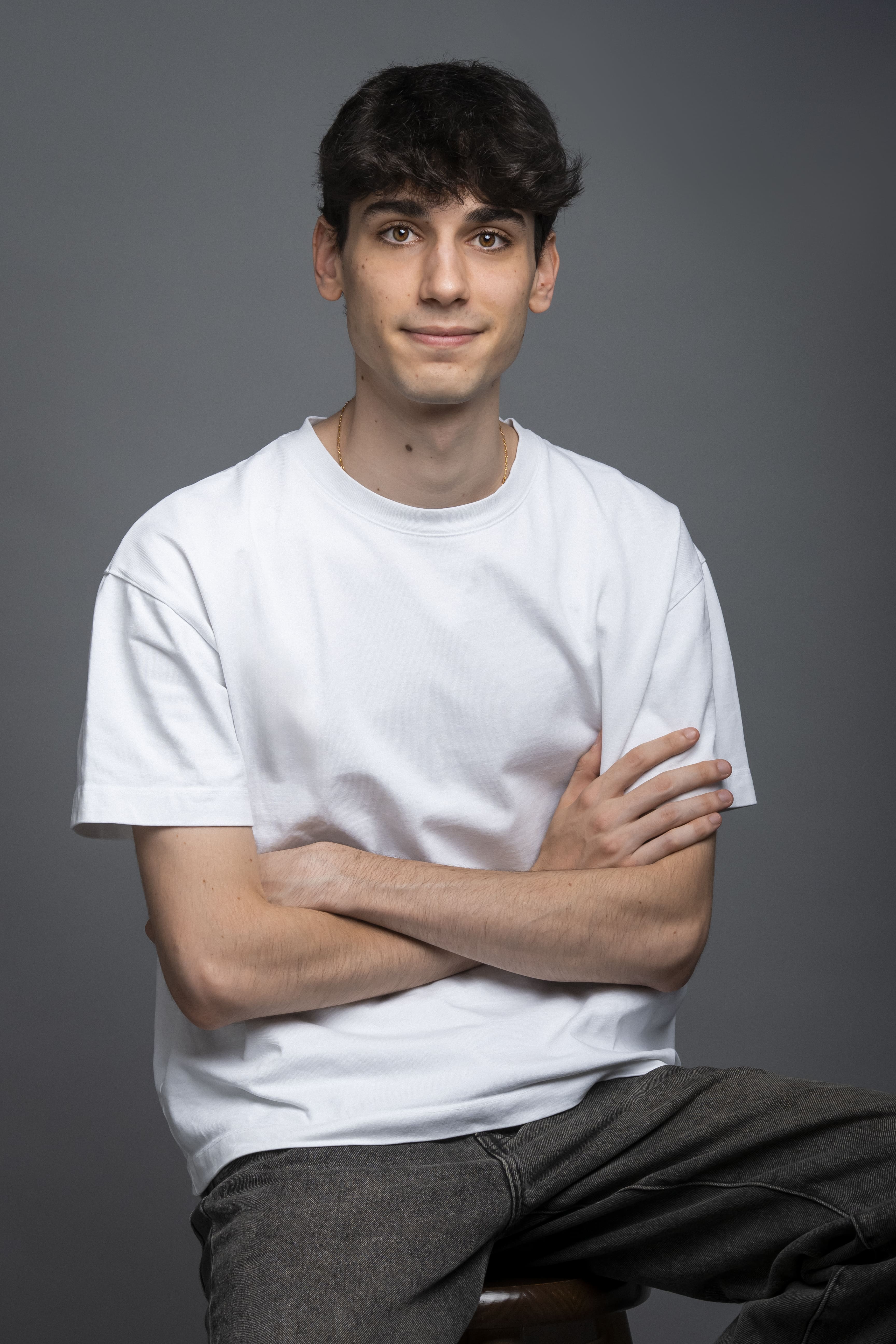 Álvaro Vancells posando, book fotográfico 1