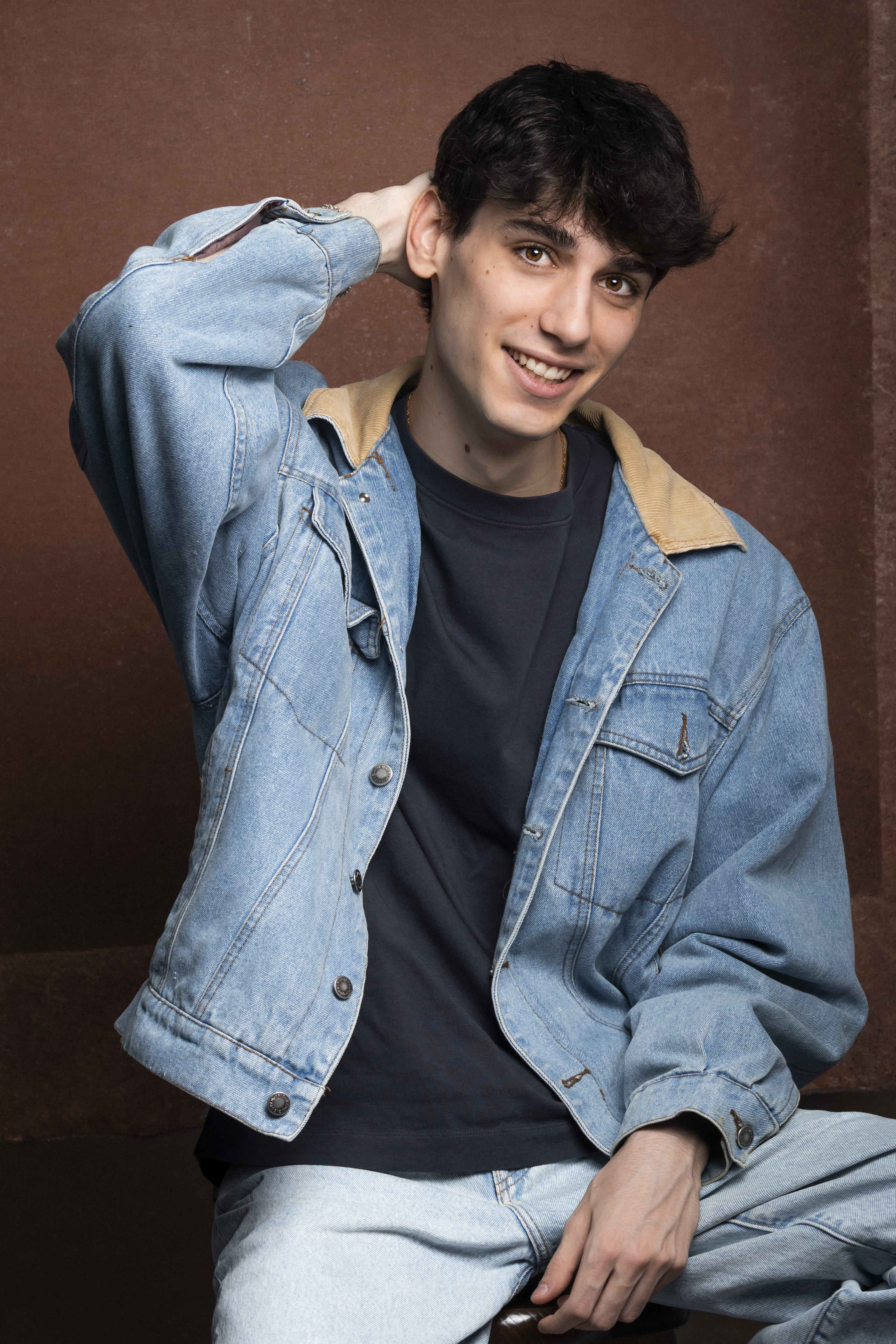 Álvaro Vancells posando, book fotográfico 9