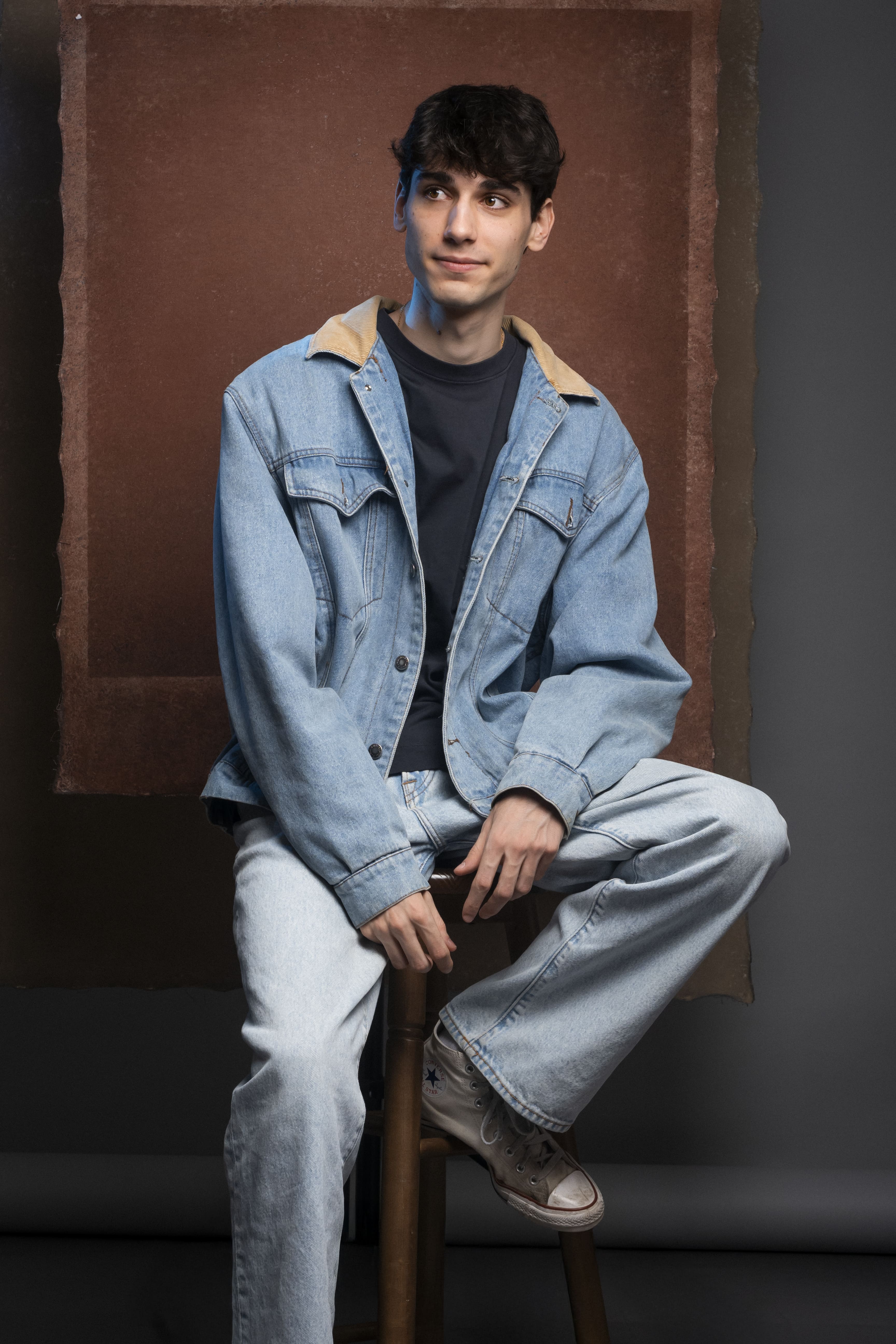 Álvaro Vancells posando, book fotográfico 12