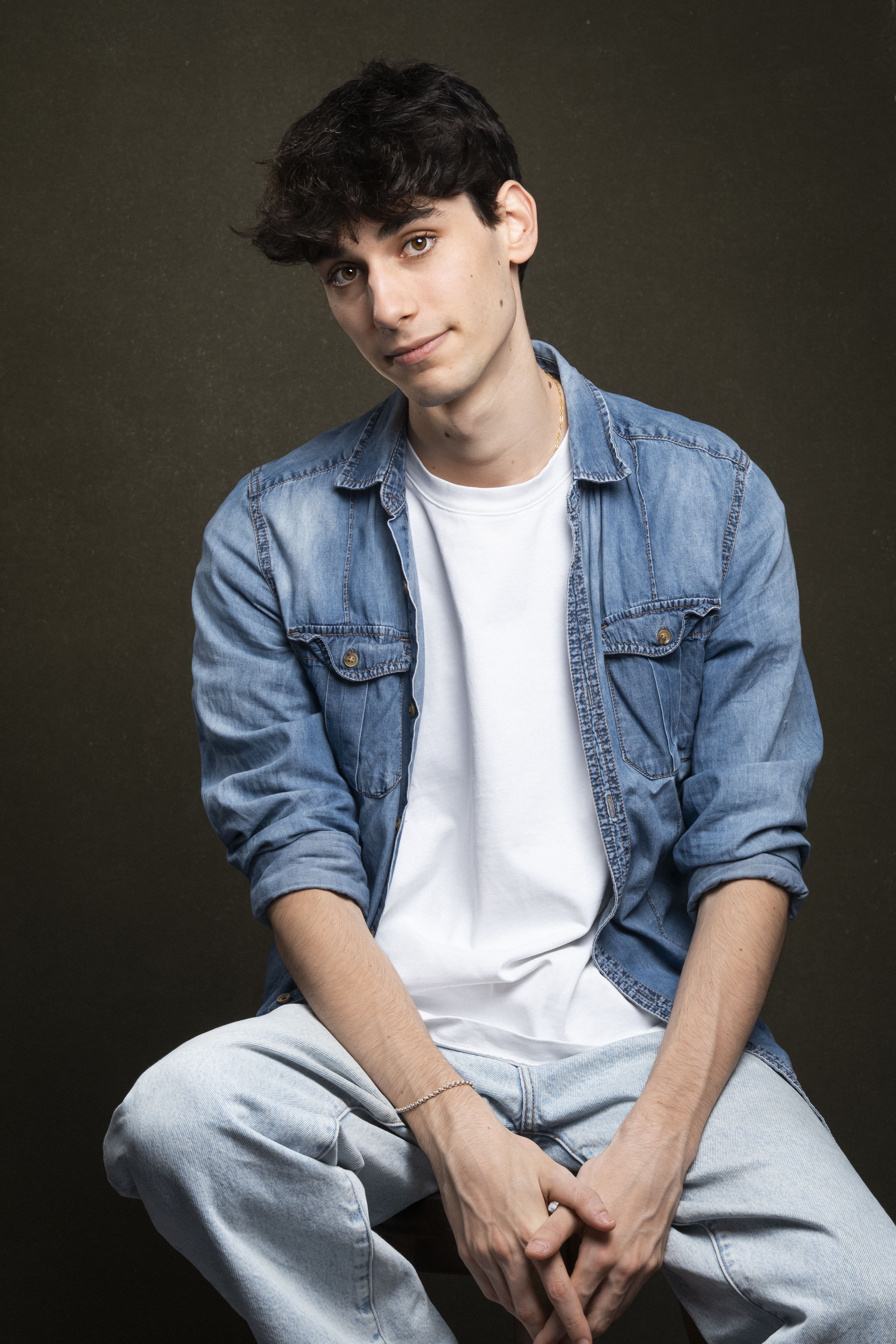 Álvaro Vancells posando, book fotográfico 22